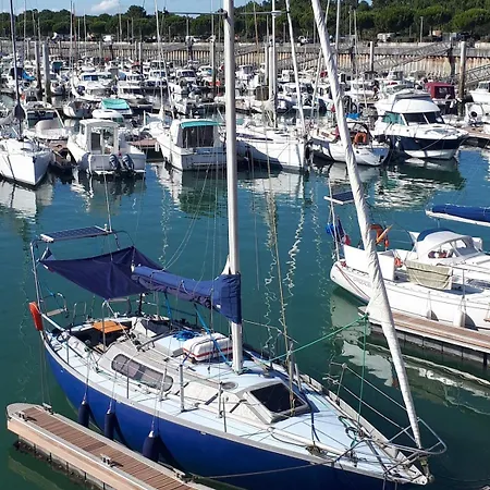 Botel Sailboat Land And Sea, Vegetated
