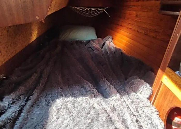 Botel Sailboat Land And Sea, Vegetated