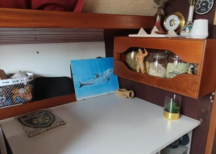 Sailboat Land And Sea, Vegetated Botel *