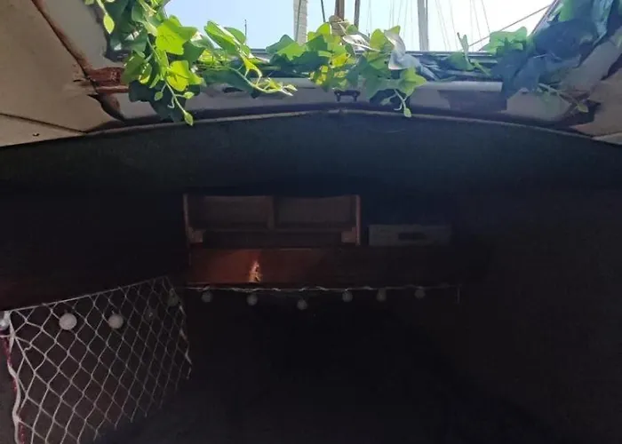 Sailboat Land And Sea, Vegetated Botel La Rochelle (Charente-Maritime)